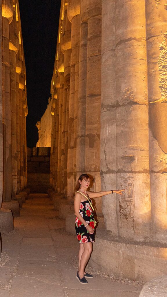 Sala de las columnas, Templo de Luxor, Egipto