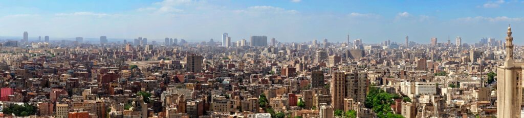 Vista panorámica de El Cairo, desde la Ciudadela de Saladino