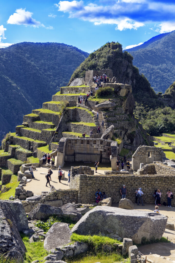 El centro de Machu Pichu, Cusco, Perú